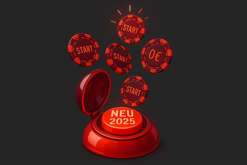 Neue Online Casinos mit Startguthaben ohne Einzahlung 2025 - Exklusive Boni und sichere Spiele